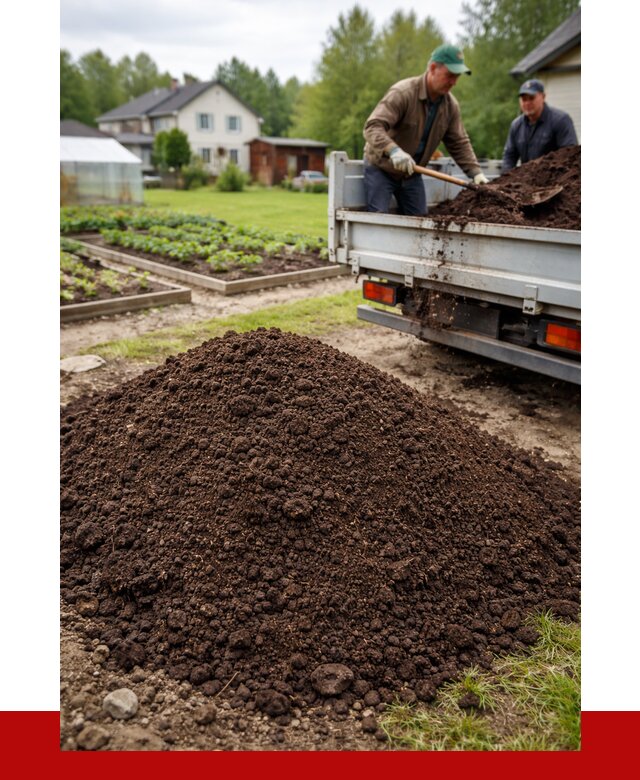Плодородный грунт в Старой Руссе с доставкой от 4280 р. | ПРОНЕРУДСрс