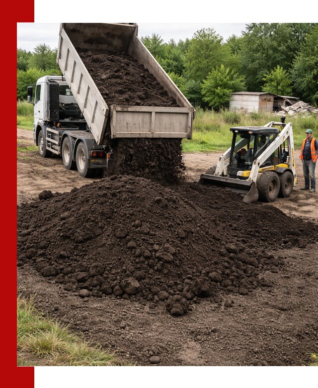 Поставка плодородной земли с доставкой самосвалом в Старой Руссе