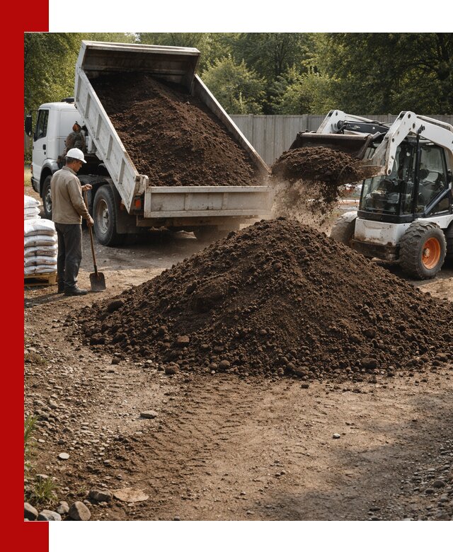 Доставка растительного грунта в Старой Руссе от производителя оптом и в розницу