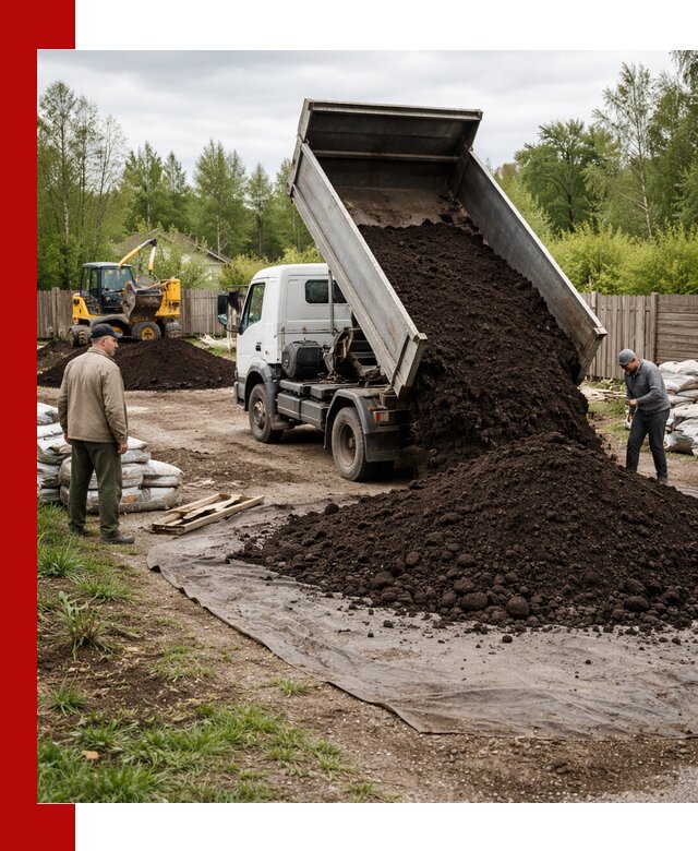 Доставка качественного почвогрунта в Старой Руссе оптом и в розницу