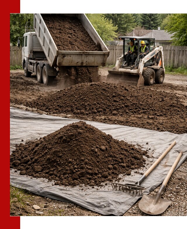 Грунт для отсыпки участка с доставкой в Старой Руссе