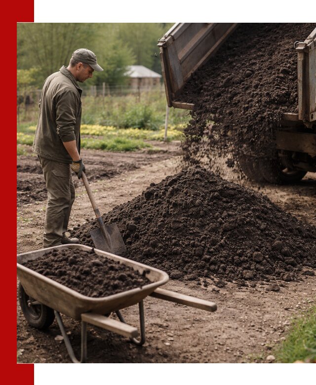 Доставка качественной земли для огорода в Старой Руссе