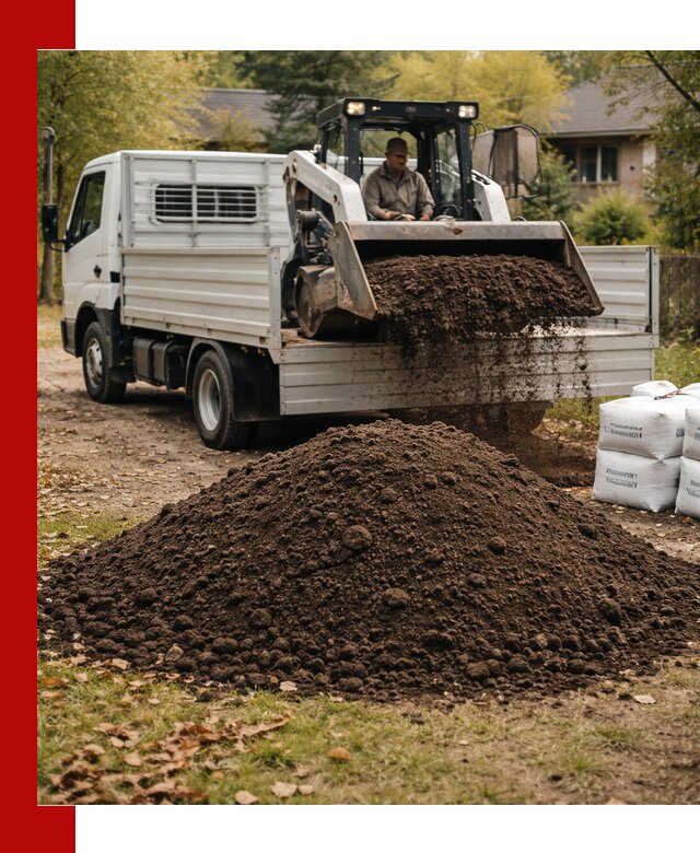 Доставка садовой земли в больших объёмах в Старой Руссе