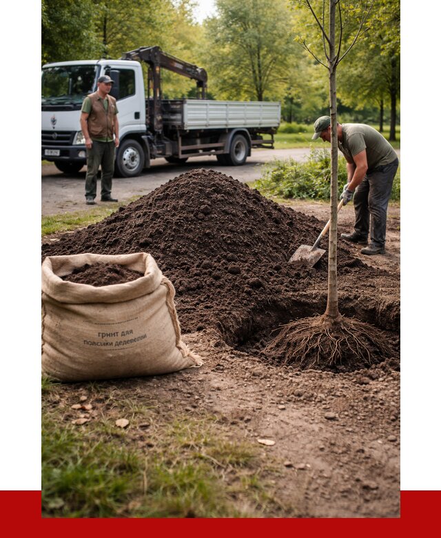 Грунт для посадки деревьев в Старой Руссе от 1223 р. | ПРОНЕРУДСрс