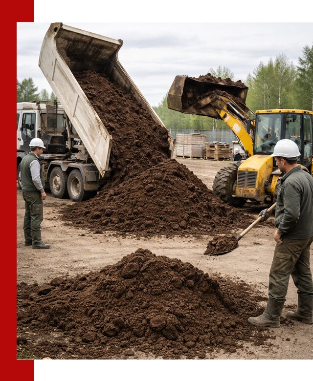 Доставка торфа оптом и в мешках в Старой Руссе