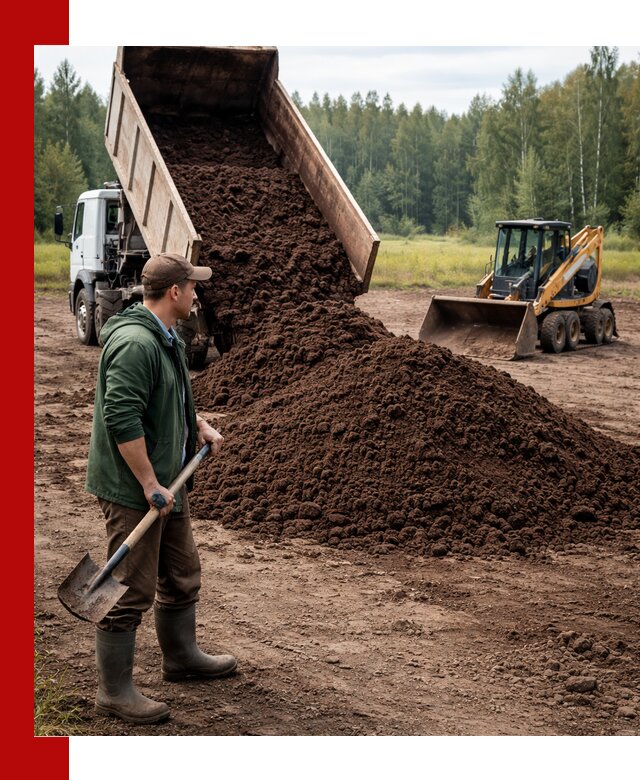 Купить верховой торф с доставкой в Старой Руссе для садоводства и растений