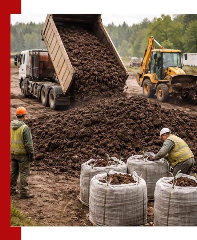 Доставка нейтрального торфа в Старой Руссе оптом и в розницу