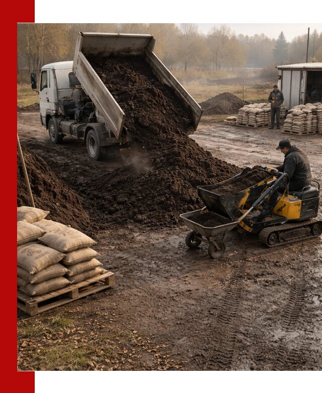 Кислый торф в доставке по выгодным ценам в Старой Руссе