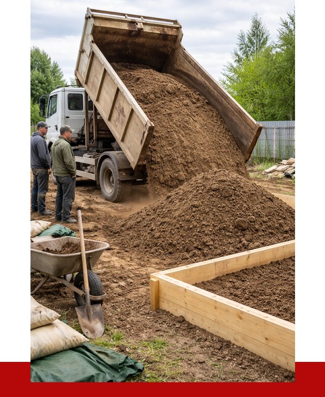 Торфо песчаная смесь в Старой Руссе с доставкой от 1885 р. | ПРОНЕРУДСрс
