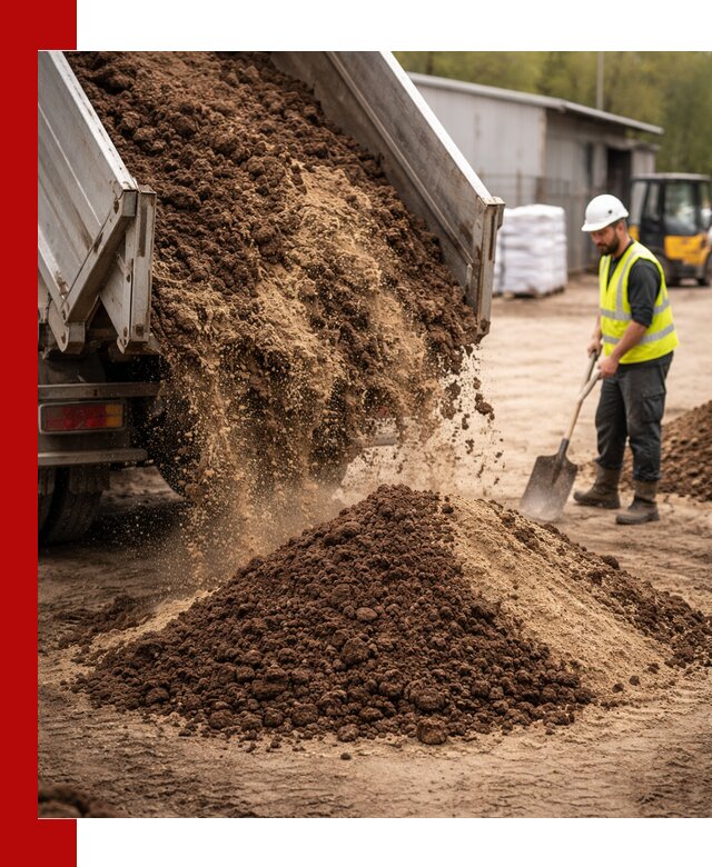 Доставка торфо-песчаной смеси в Старой Руссе для строительства и озеленения