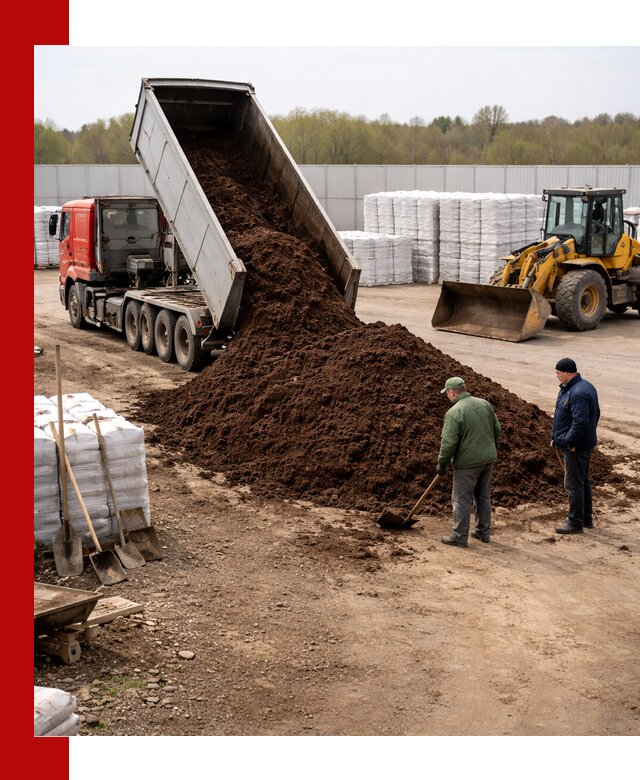 Доставка торфяных смесей оптом и в розницу в Старой Руссе