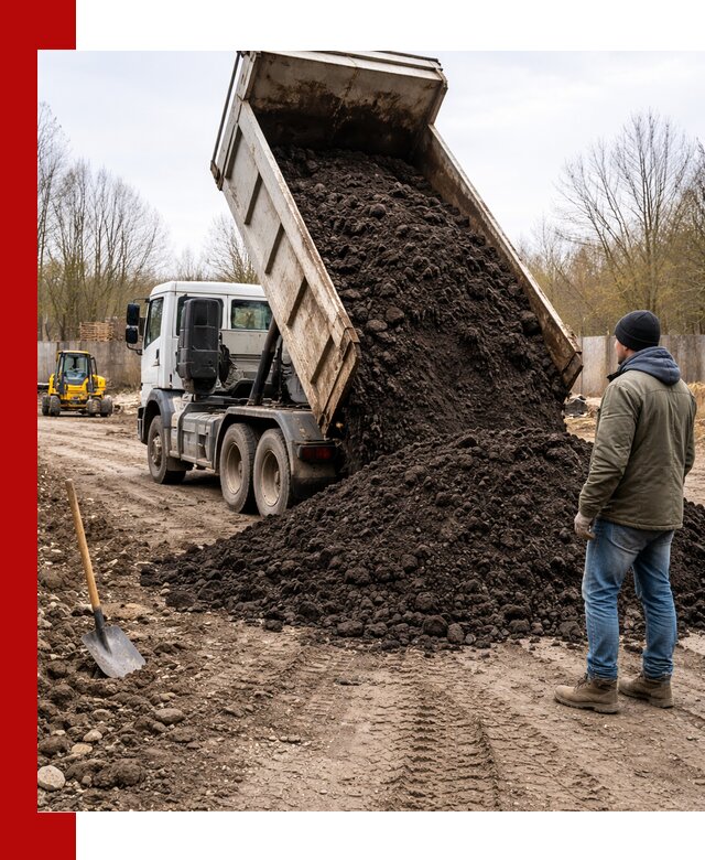 Доставка чернозема навалом в Старой Руссе быстро и выгодно
