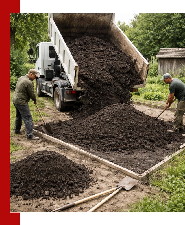 Купить чистый чернозем для огорода с доставкой в Старой Руссе