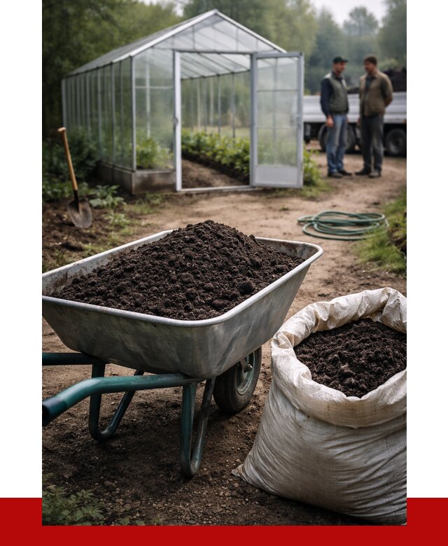 Чернозем для теплицы в Старой Руссе с доставкой от 1529 р. | ПРОНЕРУДСрс