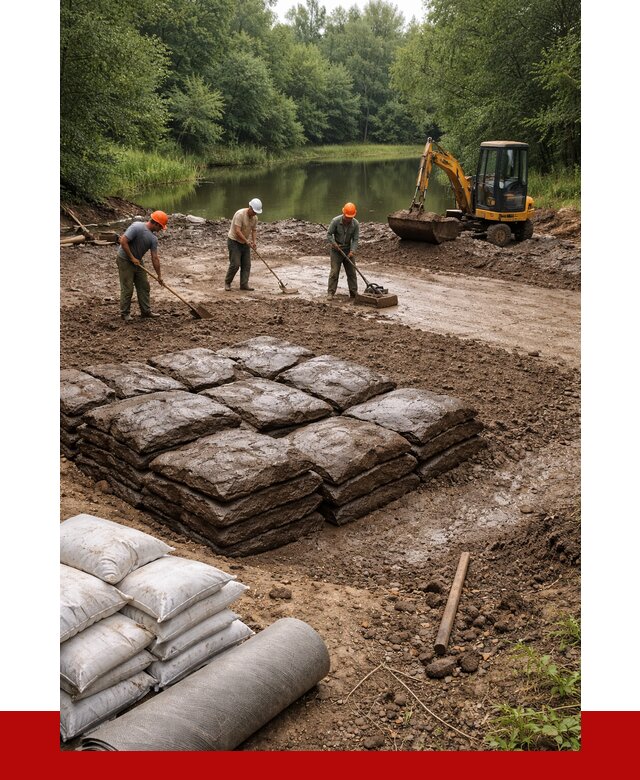 Купить глину для пруда в Старой Руссе от 4586 р. с доставкой | ПРОНЕРУДСрс