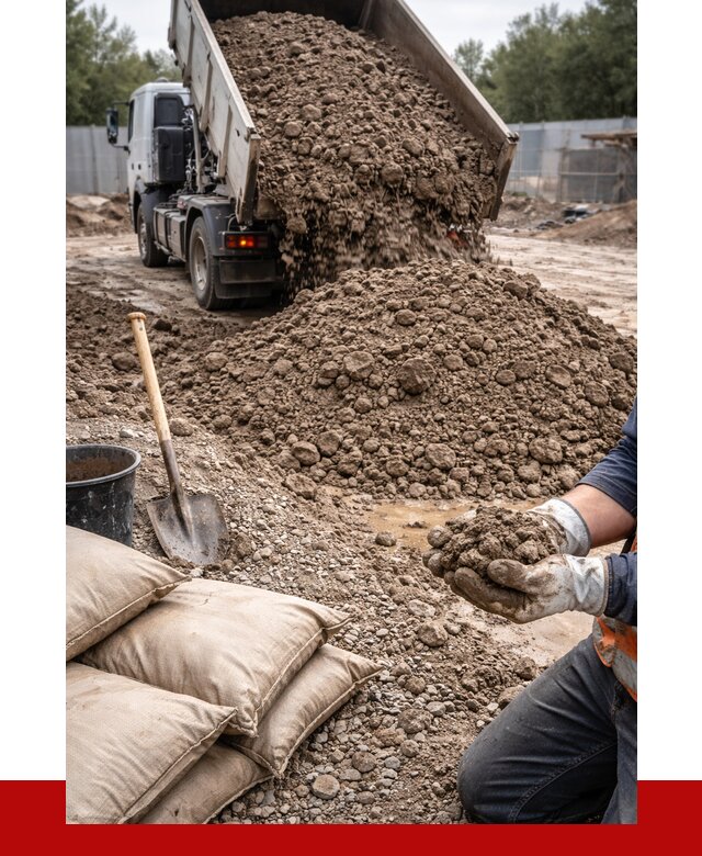 Купить глина для засыпки в Старой Руссе от 1223 р. за куб | ПРОНЕРУДСрс