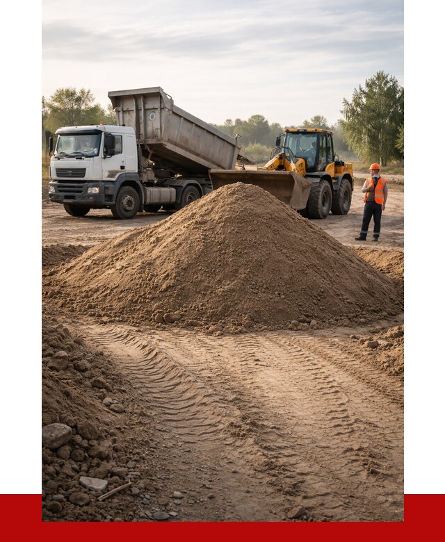 Купить песчаный грунт с доставкой в Старой Руссе от 4280 р. | ПРОНЕРУДСрс