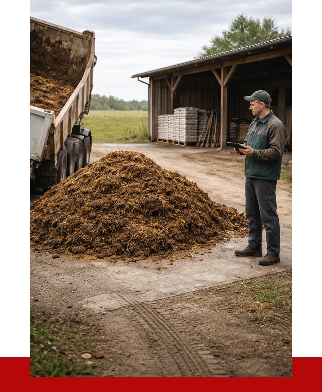 Купить навоз с доставкой в Старой Руссе от 1223 р. за куб | ПРОНЕРУДСрс
