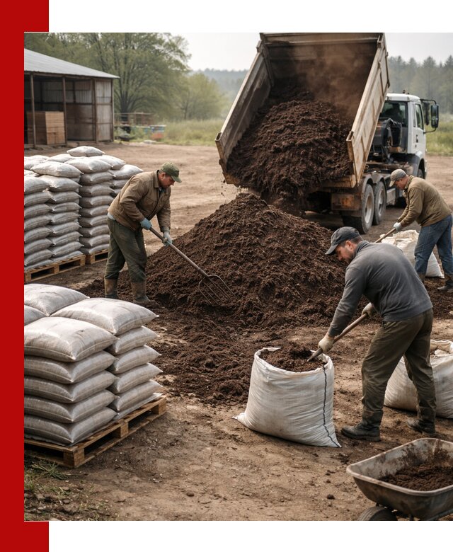 Доставка компоста оптом и в розницу в Старой Руссе
