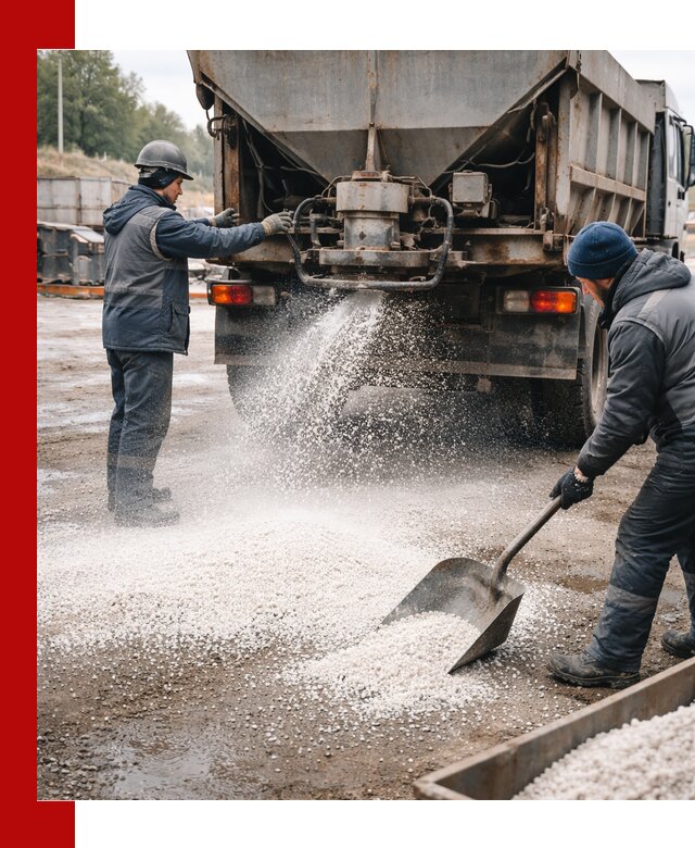 Доставка и продажа хлористого кальция в Старой Руссе