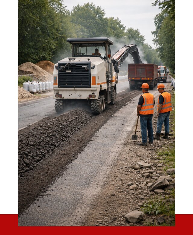 Фрезерованный асфальт в Старой Руссе от 2242 р./куб. | ПРОНЕРУДСрс