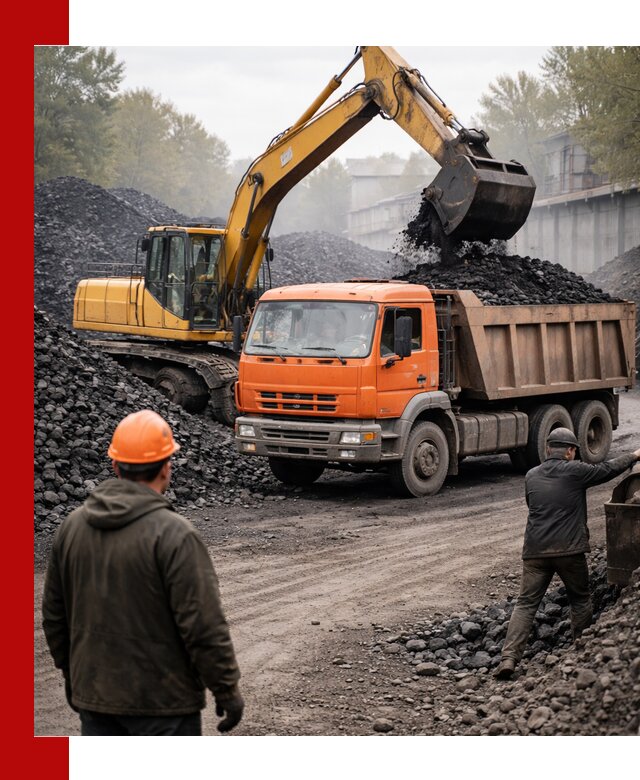 Доставка угля автотранспортом в Старой Руссе быстро и выгодно
