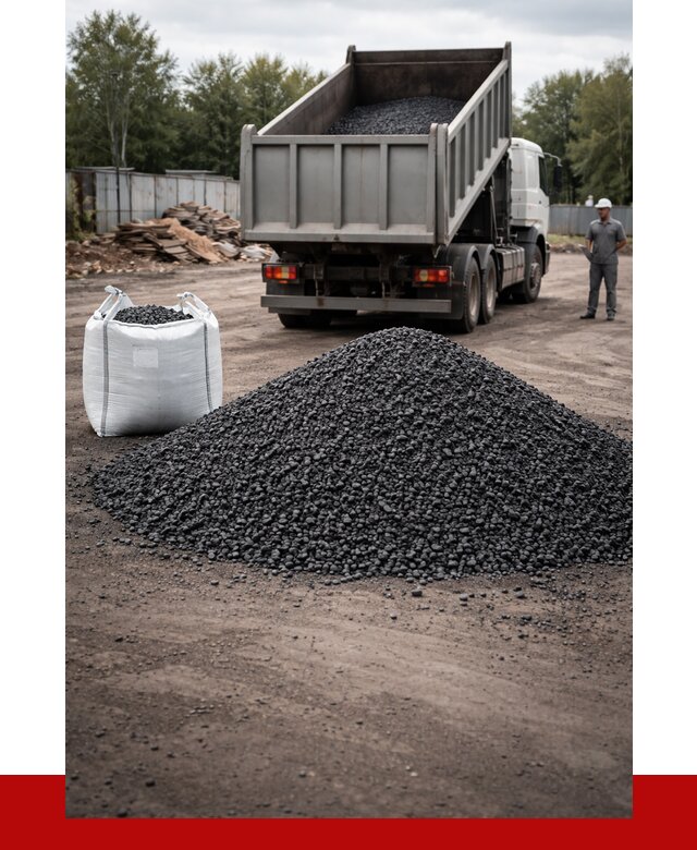 Купить уголь семечка с доставкой в Старой Руссе от 7948 р. | ПРОНЕРУДСрс
