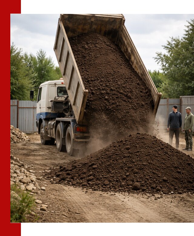 Доставка самосвалом 10 кубов в Старой Руссе быстро и надёжно