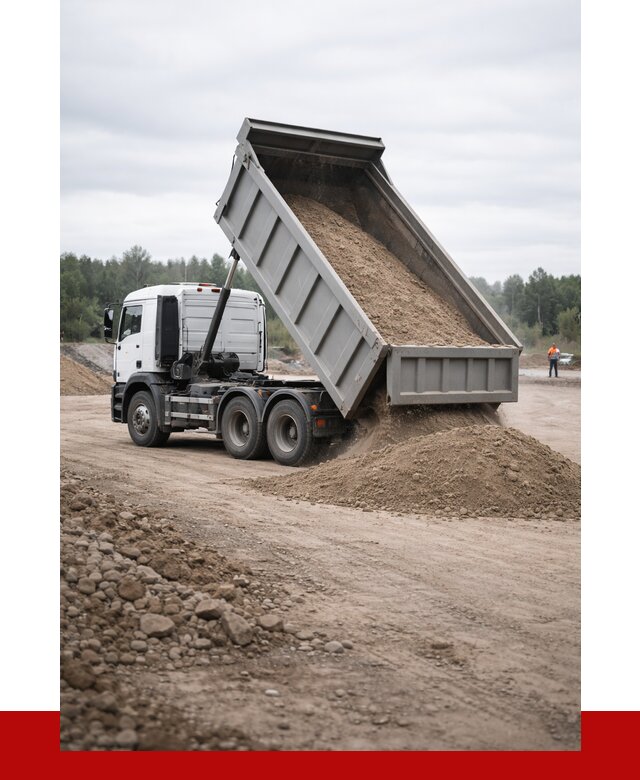 Доставка самосвалом 15 кубов в Старой Руссе от 6624 руб. | ПРОНЕРУДСрс
