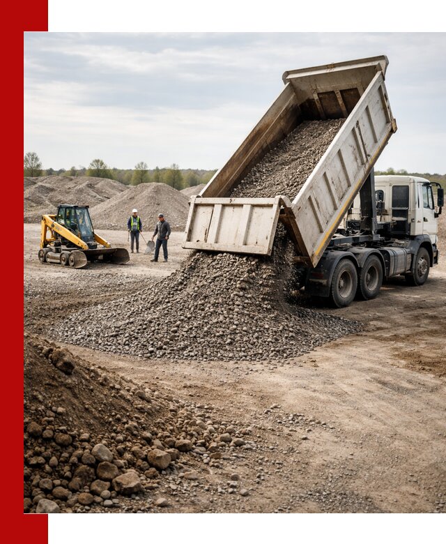 Доставка самосвалом 25 м³ в Старой Руссе быстро и надежно