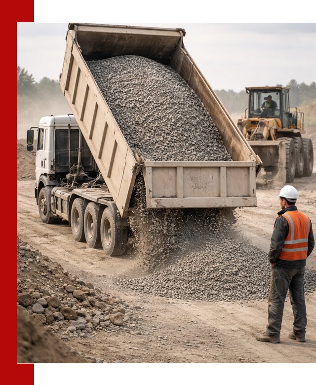 Доставка самосвалом 40 кубов цемента и сыпучих в Старой Руссе