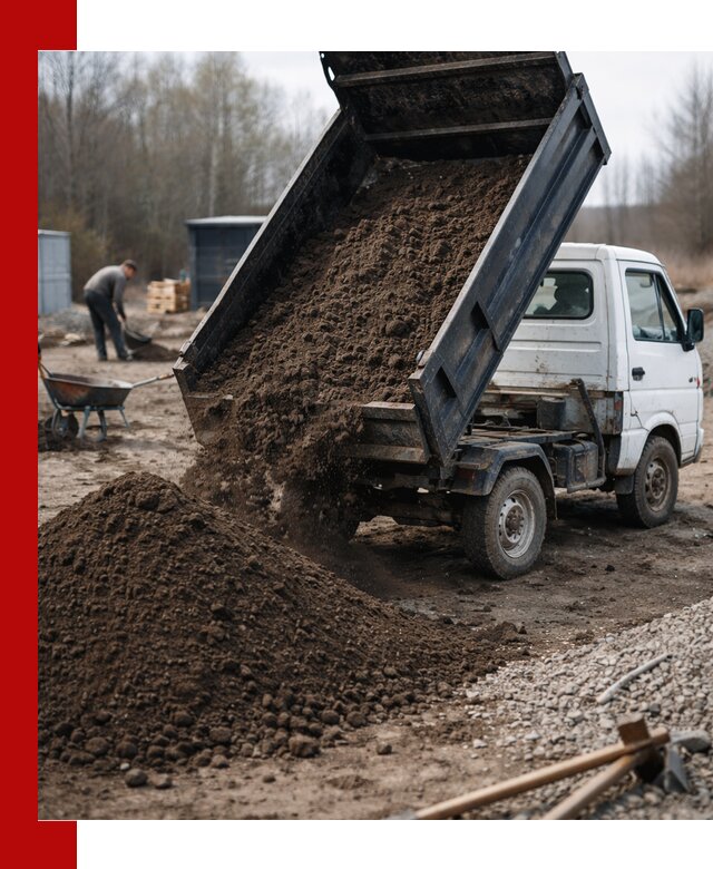 Аренда минисамосвала в Старой Руссе для доставки сыпучих материалов