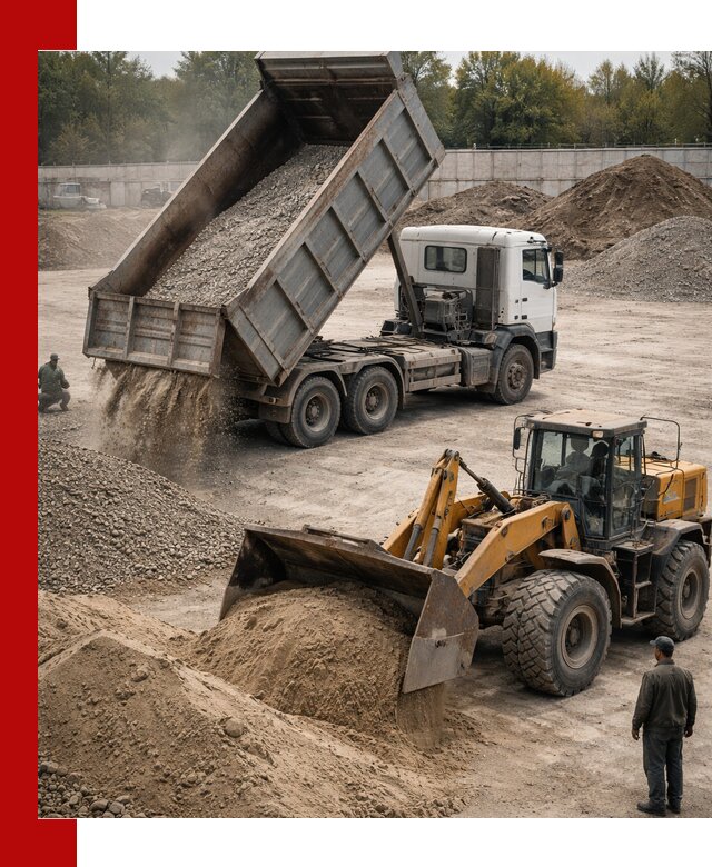 Перевозка сыпучих грузов самосвалами и бортовыми в Старой Руссе