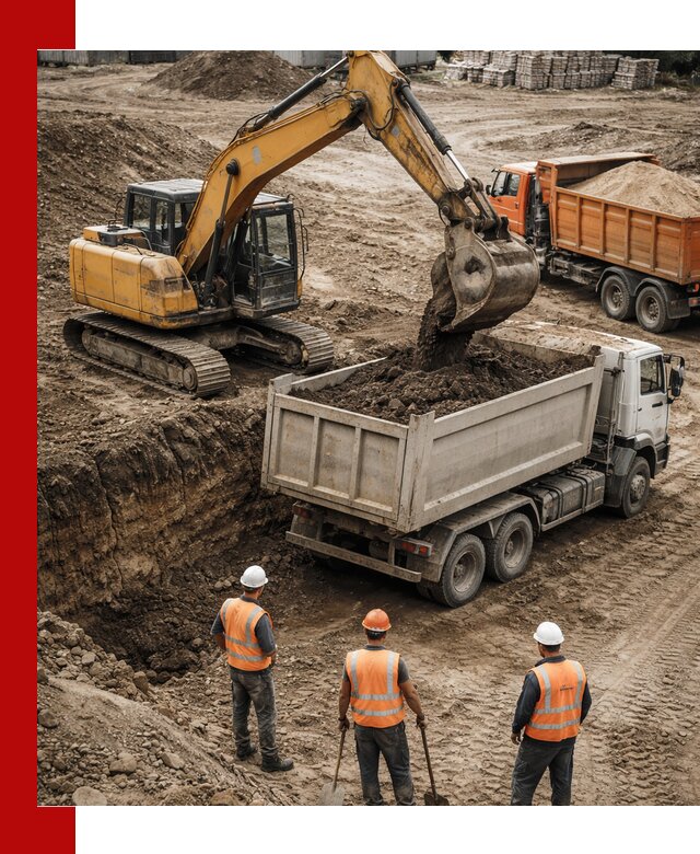 Разработка грунта для строительства и благоустройства в Старой Руссе