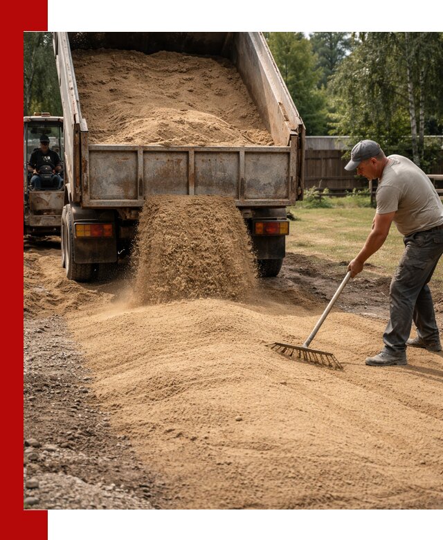 Отсыпка участка песком в Старой Руссе быстро и качественно